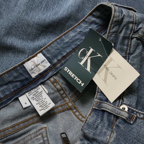 New Old Stock Calvin Klein Jeans Calvin Boot Ankle‎ Straight Leg Size 9 - Picture 10 of 11